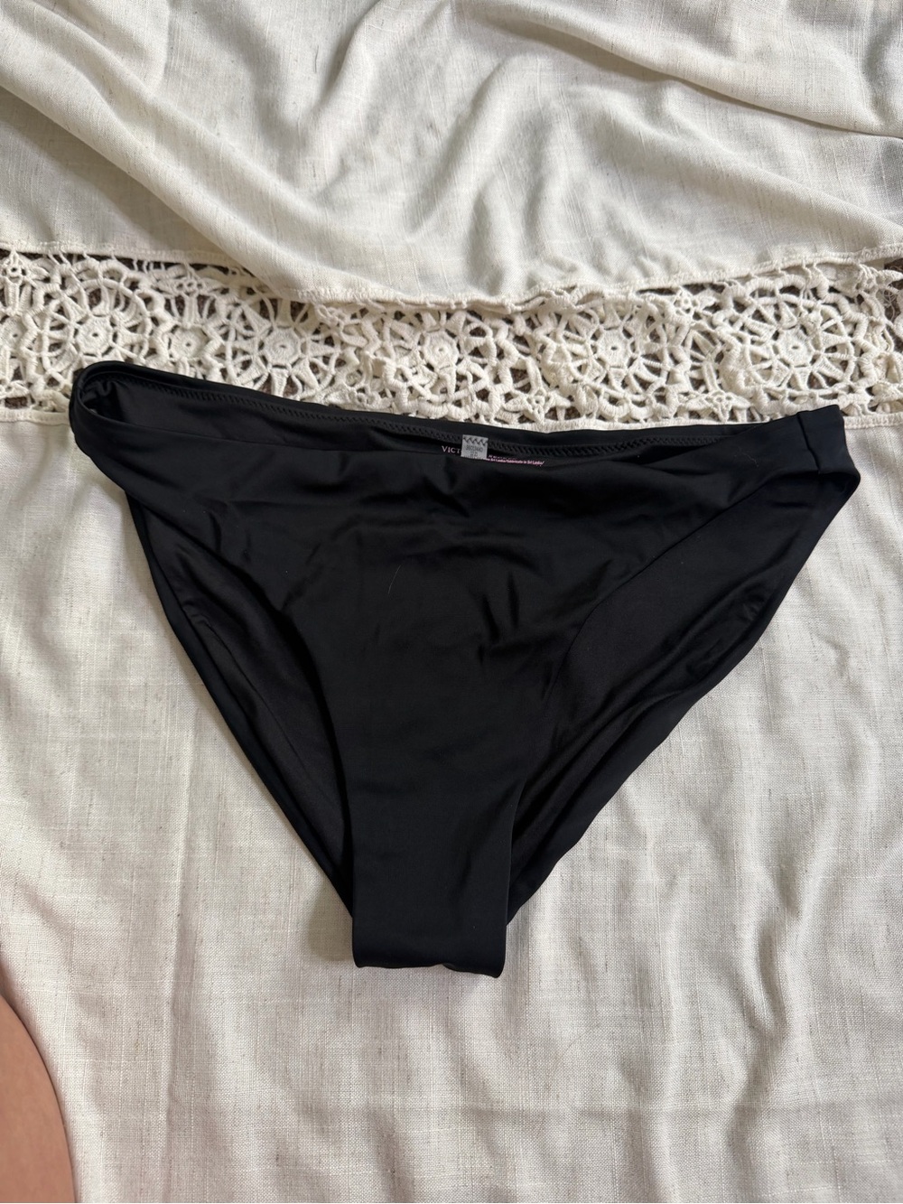 Victorias secret NWT Black Bikini Bottom XL